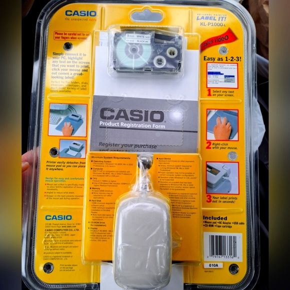 Casio pc Thermal Label Printer - Picture 1 of 2